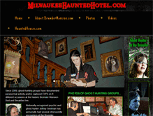 Tablet Screenshot of milwaukeehauntedhotel.com